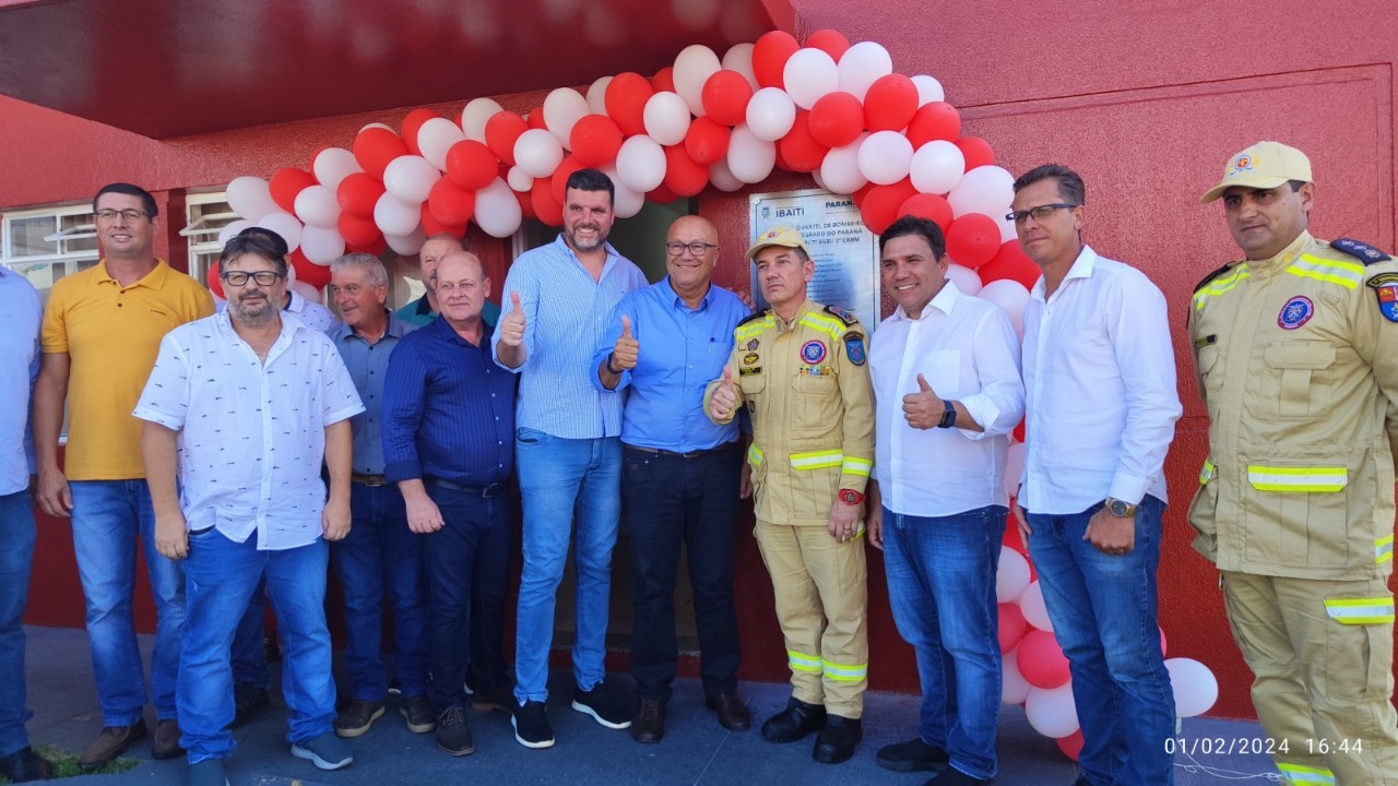 INAUGURAÇÃO DO PRIMEIRO QUARTEL DE BOMBEIRO MILITAR INTEGRADO DO PARANÁ